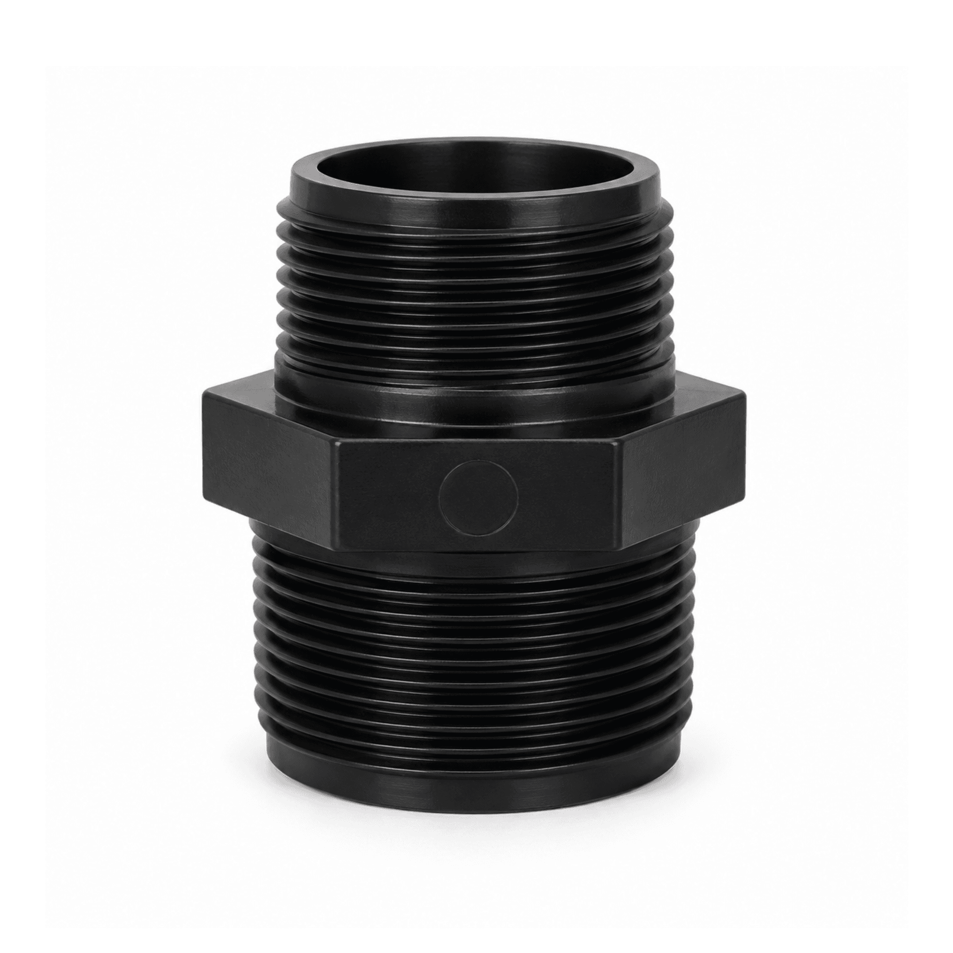 2" to 1.5" Threaded Reducing Nipple in Grey Swimming Pool Heat Pump Installation