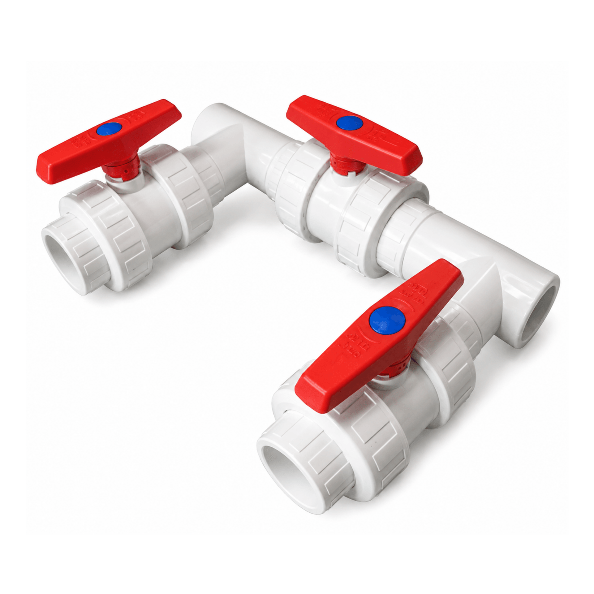 2" Bypass Kit for Swimming Pool Heat Pumps (White)