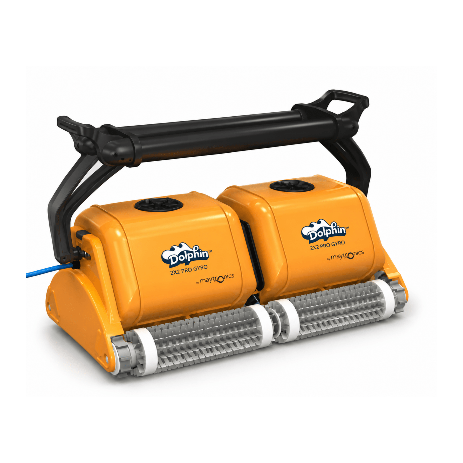 Dolphin 2x2 Pro Gyro Pool Cleaner Commercial Swimming Pool Floor Walls Waterline for pools up to 40m