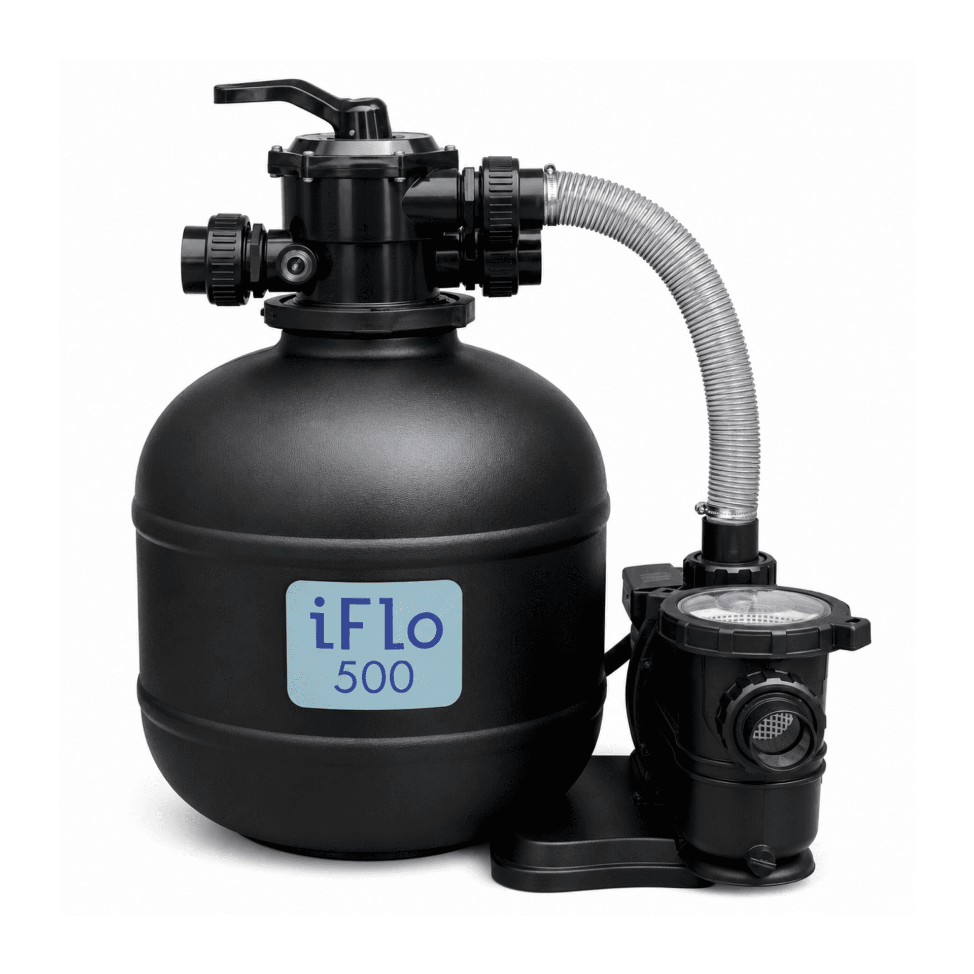 iFlo 500mm Sand Filter and 0.75hp Pump with 20" Filter Pack for Swimming Pools 9.3m3/hr