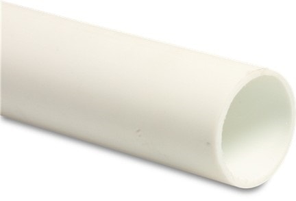 1.5" Swimming Pool Pipe 1m Single Length of 1m Solid White Pipe