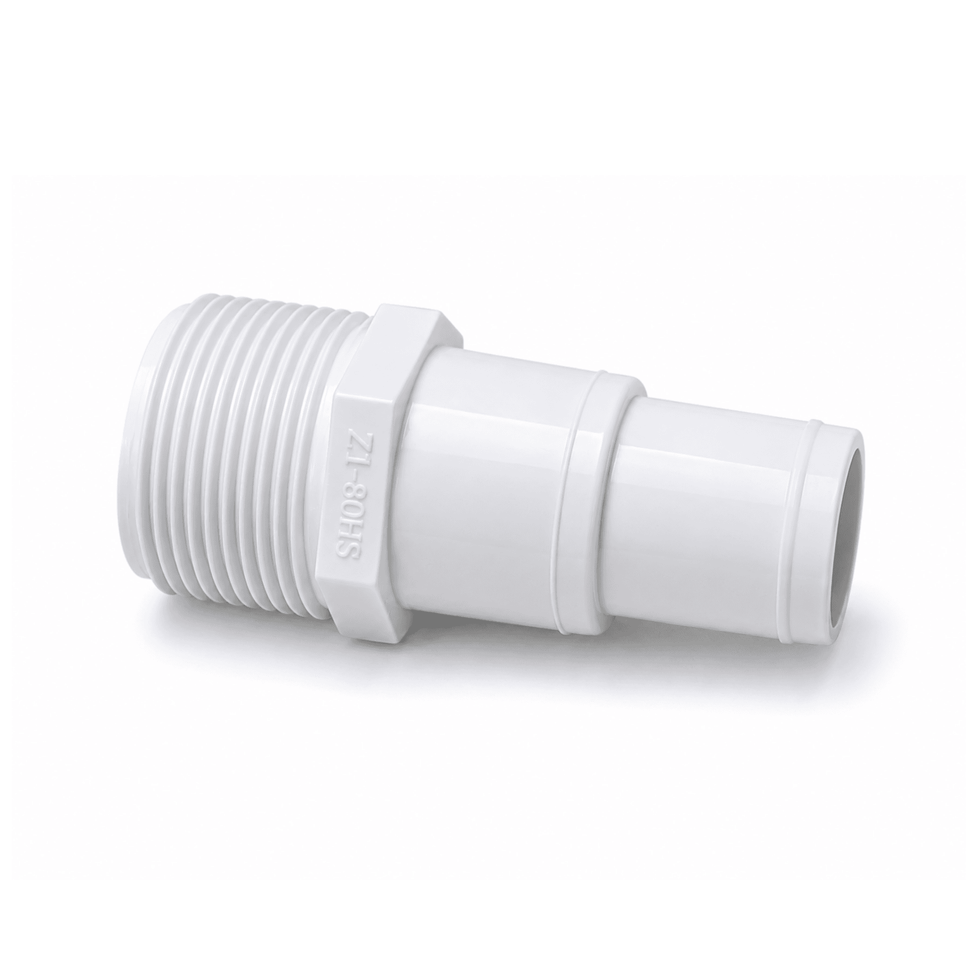 Threaded Hosetail 1.5" thread for 38mm and 32mm pool hose