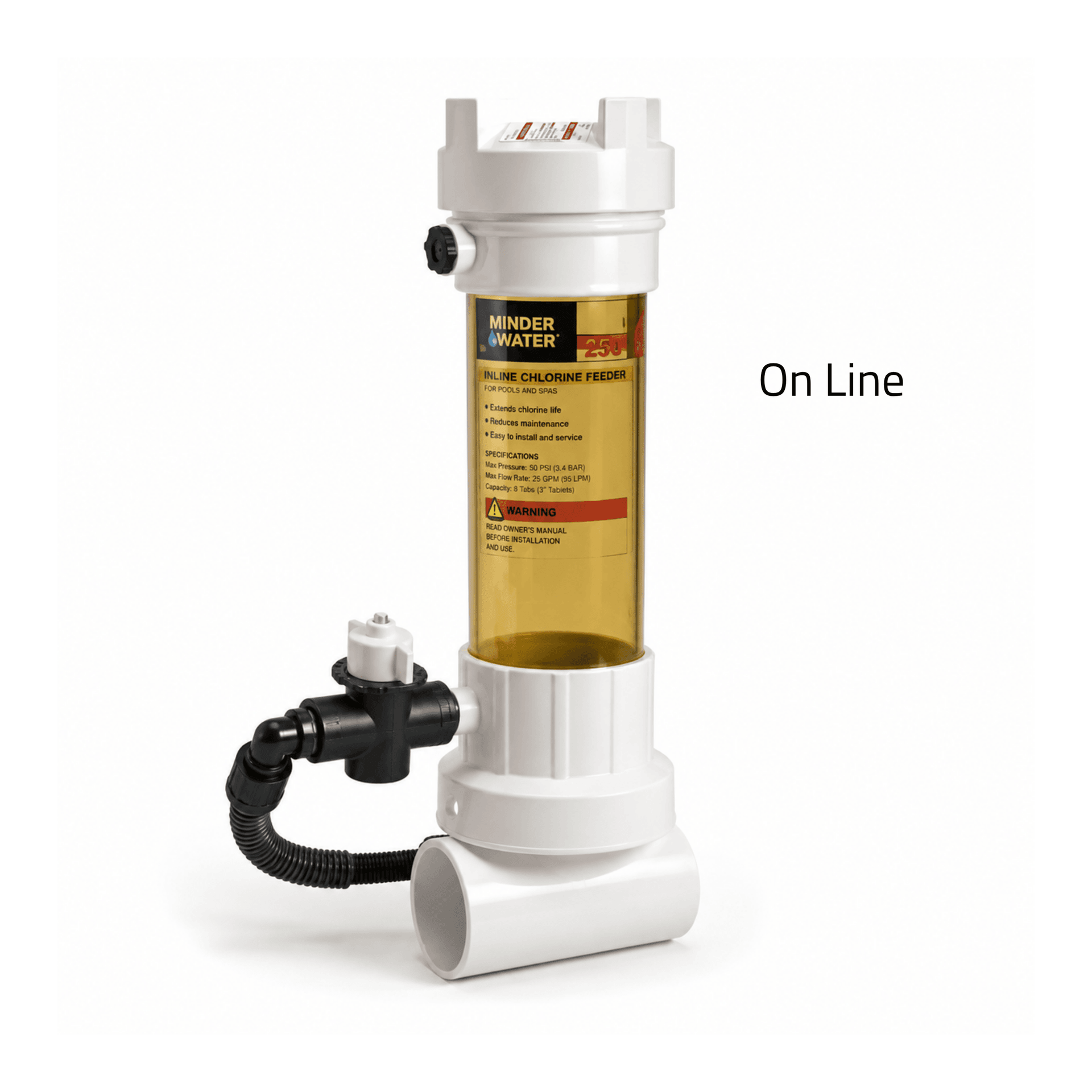 Rainbow Chemical Feeder for Chlorine or Bromine Tablets Pool Dosing for Swimming Pools