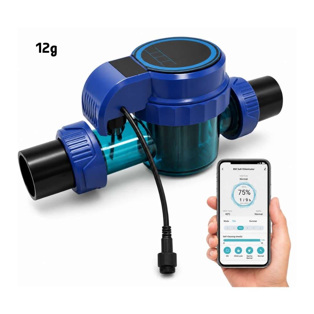 Thermotec Salt Chlorine Generator System for Swimming Pools up to 60m3 with Wi-Fi